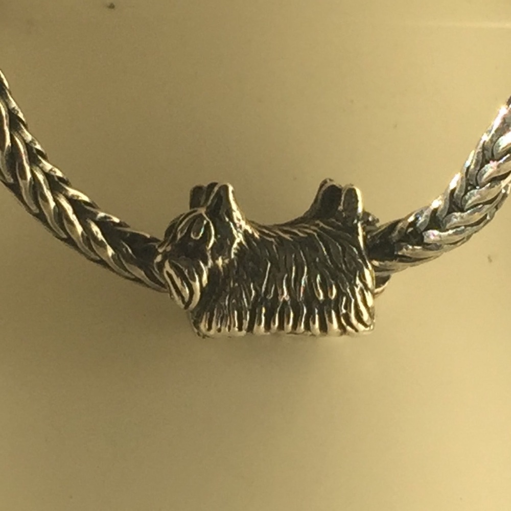 Scottish Terrier Trollbeads, silver 11244